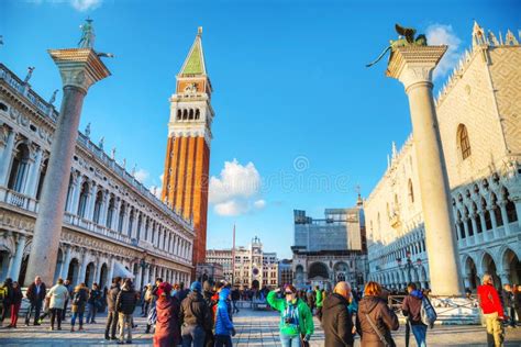 San Marco Square In Venice Italy Editorial Stock Image Image Of Marco Venice 64368459