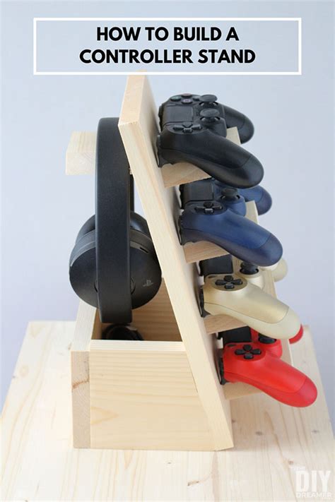 How To Build A Controller Stand Game Room Design Video Game Room