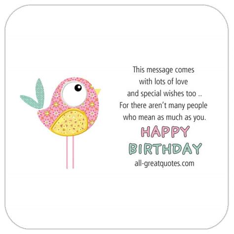 Romantic happy birthday card for him. Happy Birthday. This message comes with lots of love | Cute Birthday Card