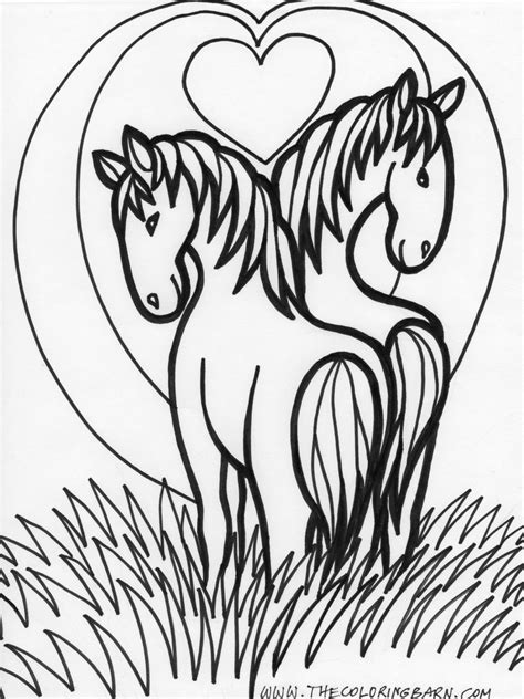 Simple horse coloring page : Раскраска: пони