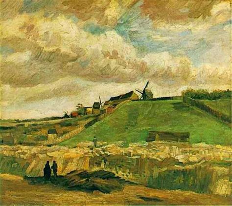 The Hill Of Montmartre With Quarry Vincent Van Gogh Wikiart Org
