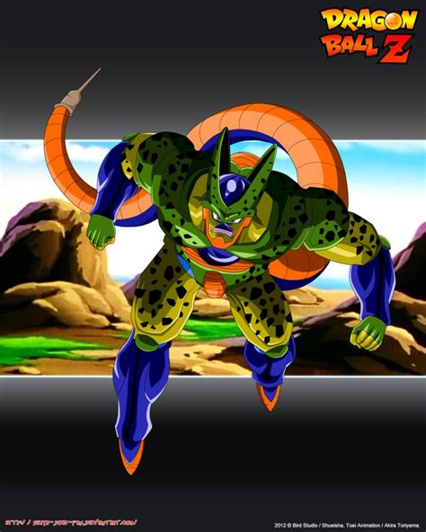 He's lean, he's mean, he's green, and unfortunately for cell, his super form really only helps him sneak attack future trunks and gohan. DRAGON BALL Z WALLPAPERS: Semi perfect cell