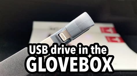 Put Your Usb Flash Drive In The Glovebox Of The Tesla Model 3 For