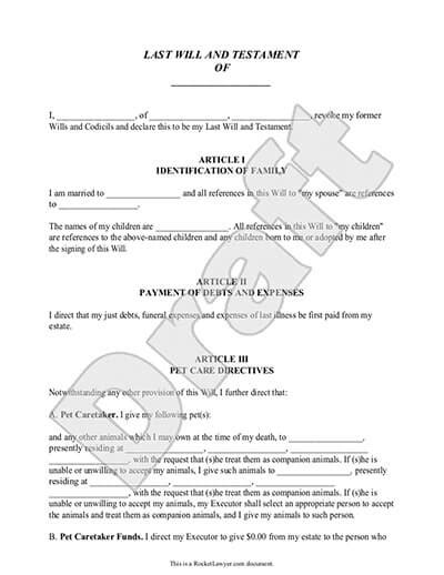 Download this illinois last will and testament form in order to let your loved ones know how your estate real and personal property should be divided among your beneficiaries after your death. Free Last Will And Testament | Free to Print, Save & Download