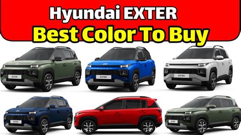 Hyundai Extrer Colour Options 2023 In India New Hyundai Exter Best