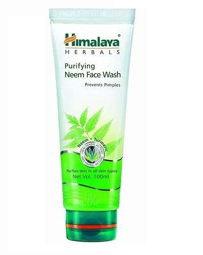 Herbal Green Himalaya Purifying Neem Face Wash For Use Twice A Day Packaging Size Ml At