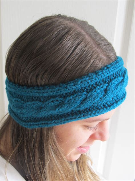 Knitting Patterns Galore Cabled Headband