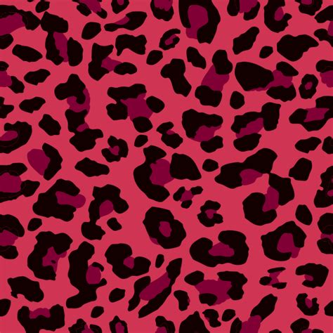 Seamless Pink Leopard Texture Pattern Svgvectorpublic Domain Icon Park Share The Design