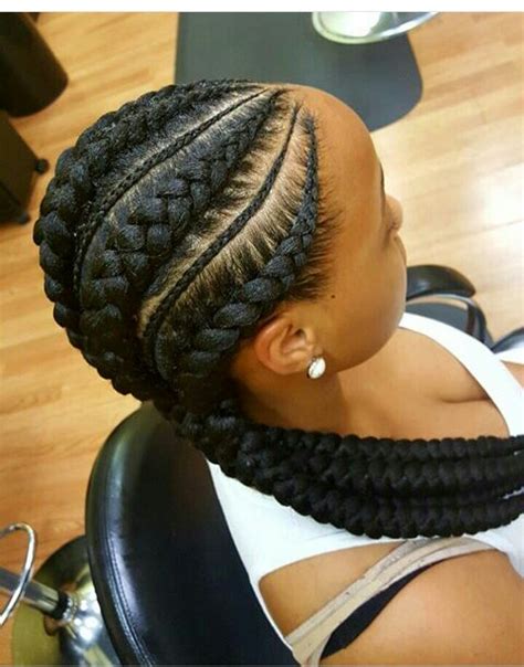 Ghana weaving braids hairstyles can be enhanced with either braiding or unique coloring like this this is a fun yet sophisticated ghana braids style for short hair. 10 Latest And Stunning Ghana Braids With Pictures ...