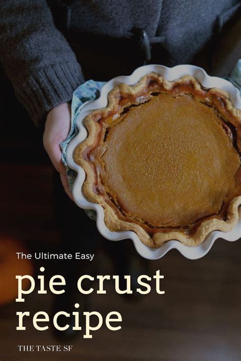 Try a twist on your pumpkin pie with this recipe! The ultimate quick and easy pie crust recipe made with ...