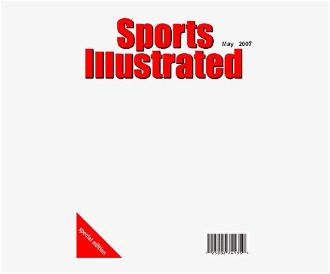 Sports Magazine Cover Template