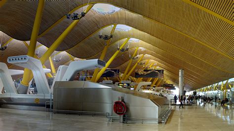 Barajas Airport Terminal 4 Madrid Spain Architecture