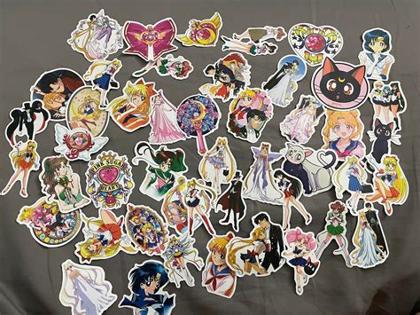 Anime Sticker Pack Anime Sticker Sheet Anime Stickers Etsy