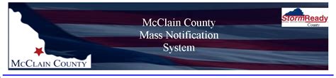 Mcclain County Mass Notification Mcclain County