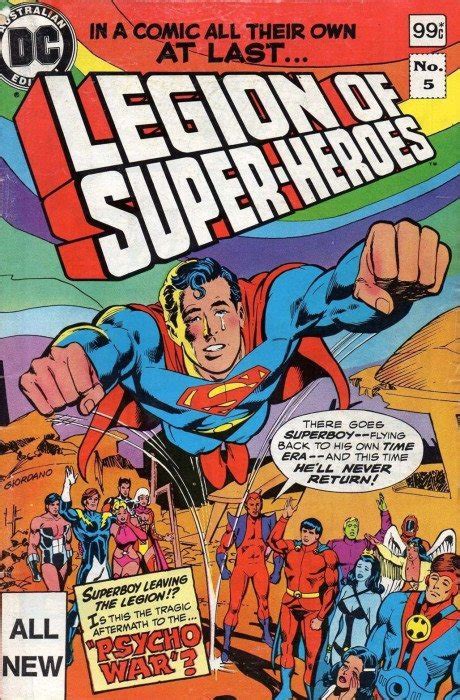 The Legion Of Super Heroes 5 Federal Comics Comic Book Value And
