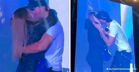 Enrique Iglesias Spotted Passionately Kissing A Fan On Stage