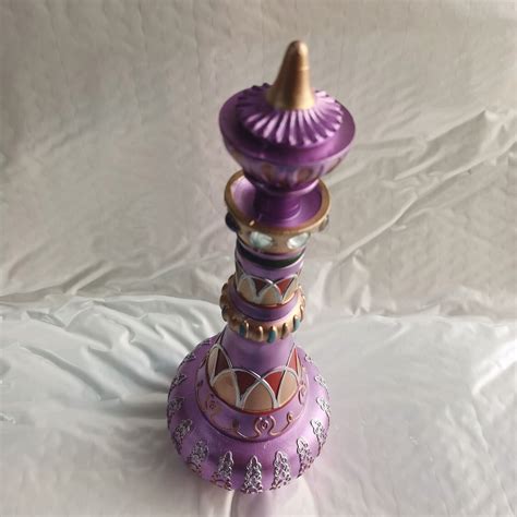 🐩i Dream Of Jeannie Bottle From Mario Della Casa Glass Mirrored Purple Bottle Ebay