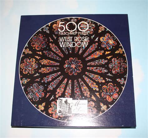 It is still essentially made the same way today. FX Schmid stained glass window puzzle. This is a beautiful ...
