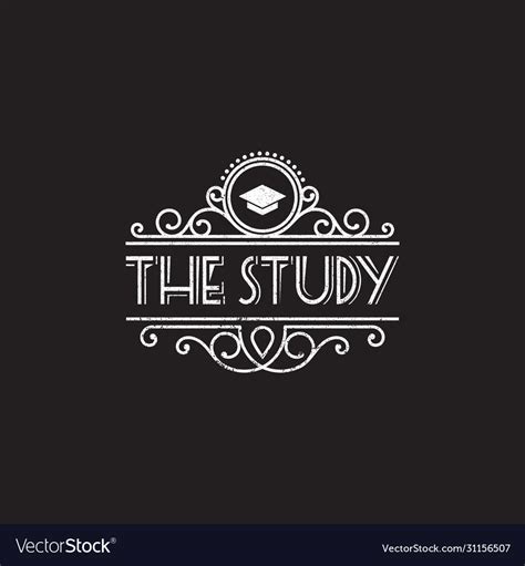 Study Logo Inspiration College Logo Designs Vector Image
