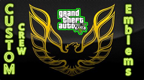 Gta 5 How To Put Custome Crew Emblems On Your Car And Clothes After Patch 1 35 Ps3 Youtube