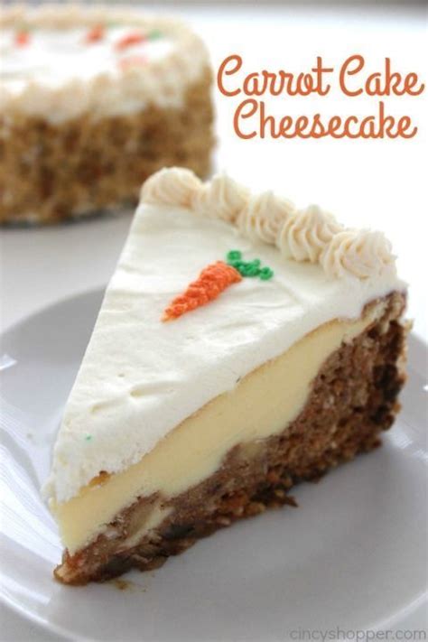 Carrot Cake Cheesecake Recipe Carrot Cake Cheesecake Desserts