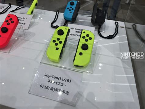 Photos Of The Neon Yellow Joy Con Nintendo Everything
