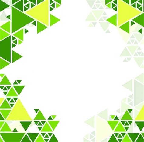 Free Vector Modern Green Geometric Background
