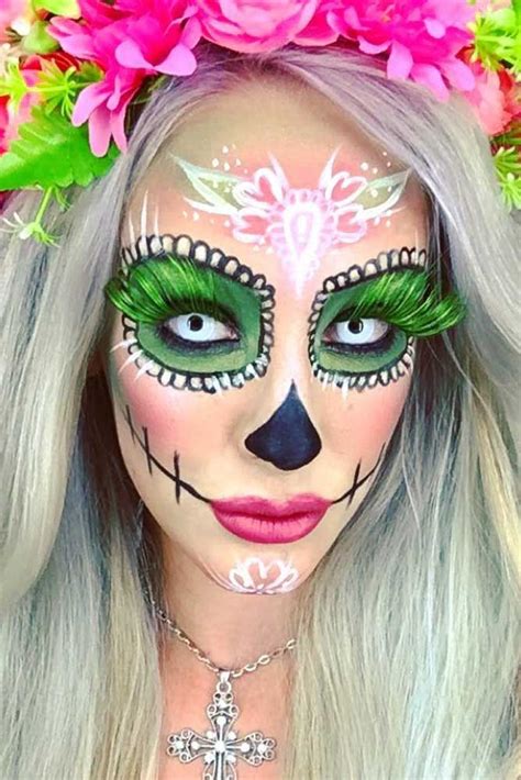 36 Best Sugar Skull Makeup Of This Season Halloween Makeup Sugar