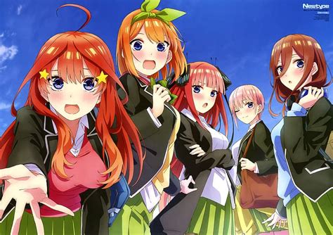 Free Download Hd Wallpaper Anime Anime Girls 5 Toubun No Hanayome