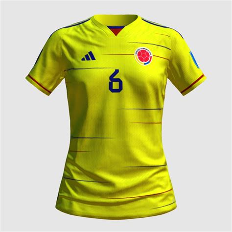 Adidas X Colombia Women Home Concept Wwc Fifa Kit Creator Showcase