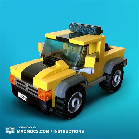 Search for your lego set (for instance: Yellow Pick Up Truck Free Instructions in 2020 | Pickup trucks, Trucks, Lego