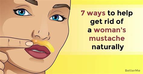Facial hair growth is variable, it does not mean anythign regarding male fertility. 7 ways to rid of a woman's mustache naturally | Mustache ...