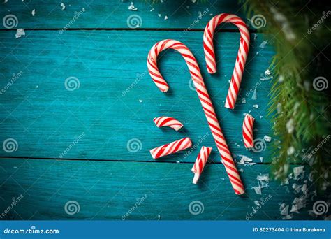 Christmas Candy Canes Stock Photo Image Of Cane Celebration 80273404