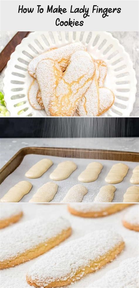 Ladyfinger cookies can be used for a. How To Make Lady Fingers Cookies | Lady finger cookies, Yummy winter recipes, Finger cookies