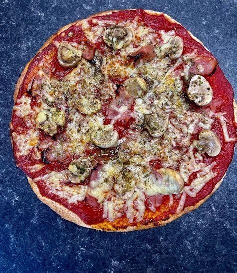 Ham And Mushroom Pizza 15 Min Learn Fungus