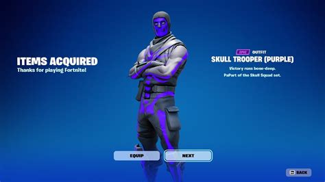 How To Get Purple Skull Trooper For Free In Fortnite Chapter 5 Youtube