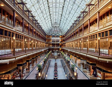 The Arcade In Downtown Cleveland Ohio Stock Photo Alamy