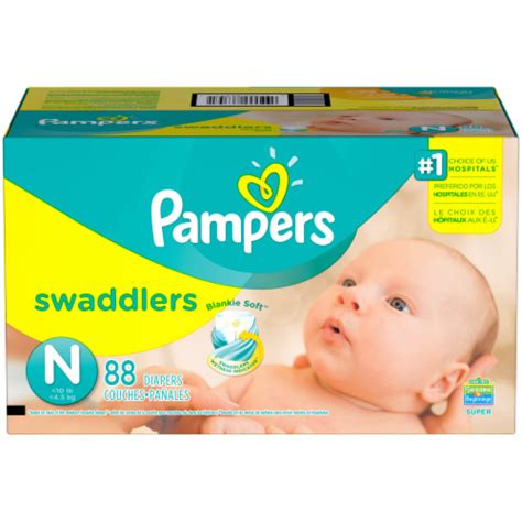 Pampers Swaddlers Size N Diapers 88 Ct Kroger
