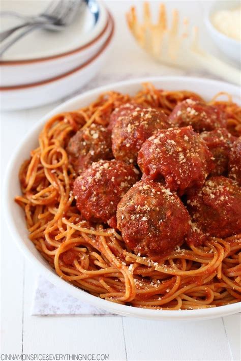 Mamas Best Ever Spaghetti And Meatballs Spagetti And Meatball Recipe