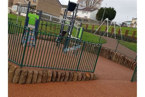 Bow Topped Fencing Playground Play Equipment Installer