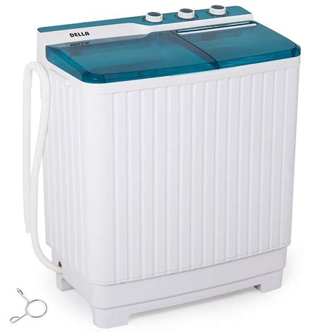This under $100 model is smaller than most of the other machines on this list (it can fit up to 5.5 pounds to wash and 1.1 pounds for the spin dry cycle). Della Portable Mini Compact Twin Tub Washing Machine Best ...