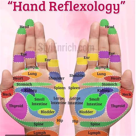 Healing Reflexology Acupressure Therapy Reflexology Chart Reflexology Massage Acupressure