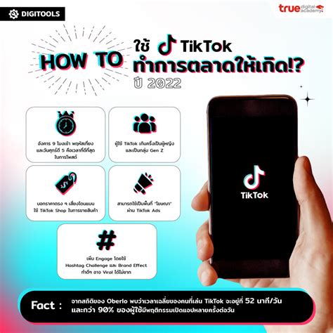 ฮาวทูใช้ Tiktok ทำการตลาดให้เกิด ปี 2022 True Digital Academy