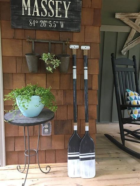 This Listing Is For A Pair Of Oars What A Fun Way To Decorate Your