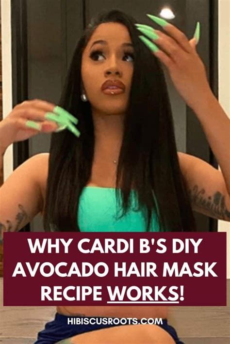 cardi b s recipe for long natural hair and why it works homemade hair mask homemade hair