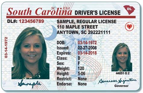 Sc Drivers Licenses Get New Look More Security State And Region