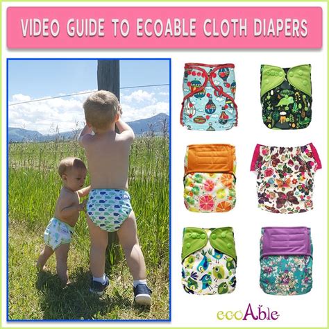 New Video Guide To The Most Popular Ecoable Cloth Diapers Brought To