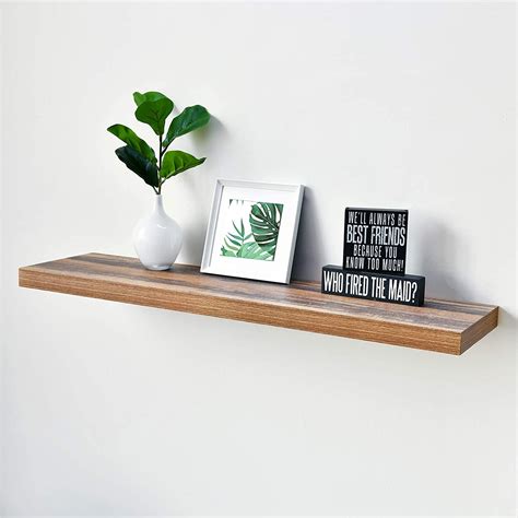 Welland 48 Inch Grande Floating Shelves Wall Mounted Display Shelf 48l X 1181d X 4t Retro