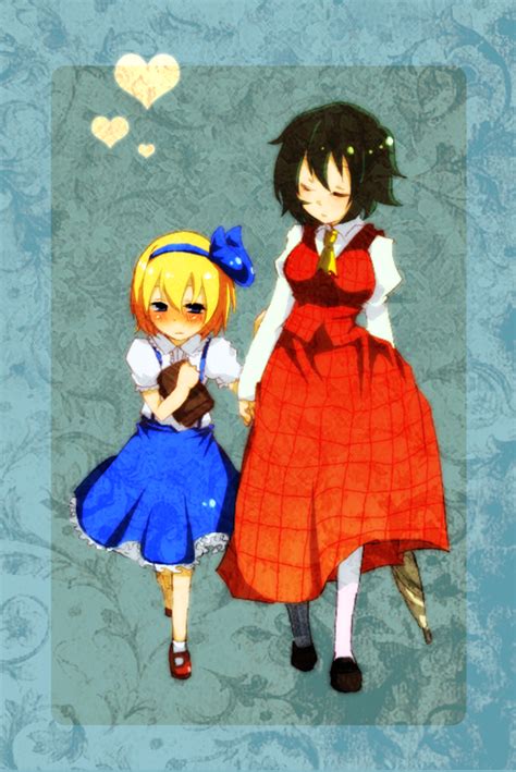 alice margatroid kazami yuuka and alice margatroid touhou and 1 more drawn by aoi annbi