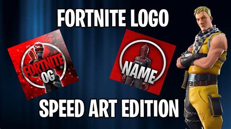 Fortnite Themed Logo Photoshop Youtube